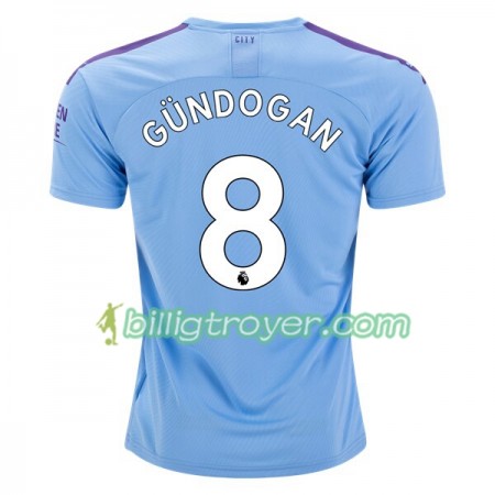 Billige Fotballdrakter Manchester City Gundogan 8 Hjemmedraktsett 2019/20 Kortermet